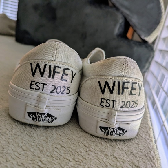 Vans 'Wifey' Bridal Sneakers - Picture 1 of 5
